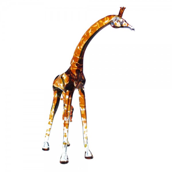 Giraffe Afrika groß braun | Glasfigur